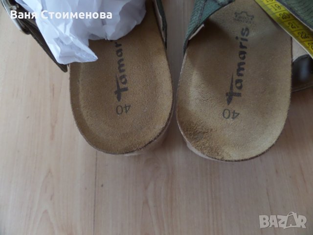 Нови  Tamaris сандали / чехли, снимка 8 - Сандали - 32065414