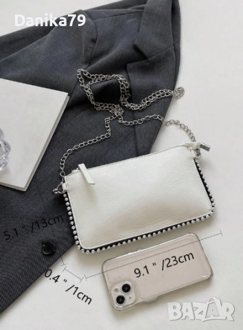 Малка бяла чанта, снимка 3 - Чанти - 52337361