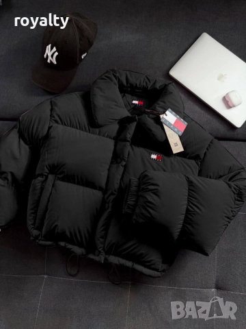 Tommy Hilfiger Късо Черно Дамско Зимно Яке 