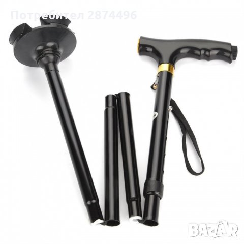3002 Сгъваем бастун с фенерче, снимка 7 - Други стоки за дома - 35357014