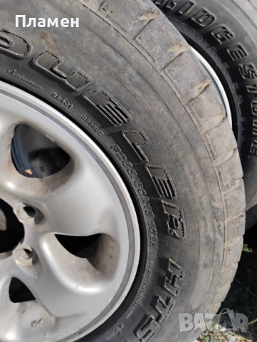 4 броя гуми с алуминиеви джанти 15" 6х139.7х108 Мицубиши Паджеро, Нисан Терано, Форд, снимка 9 - Гуми и джанти - 51986836