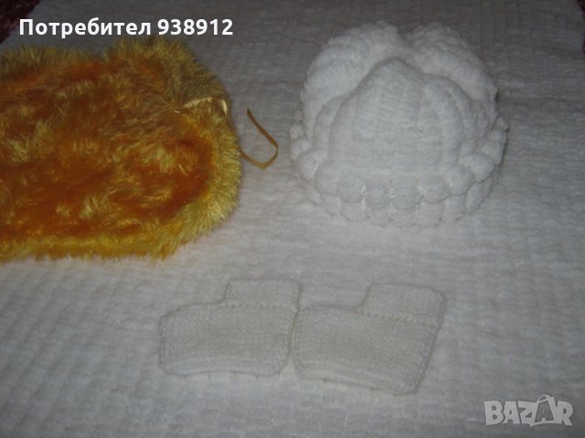 Бебешки ръчно изработен комплект, снимка 4 - Комплекти за бебе - 31444962