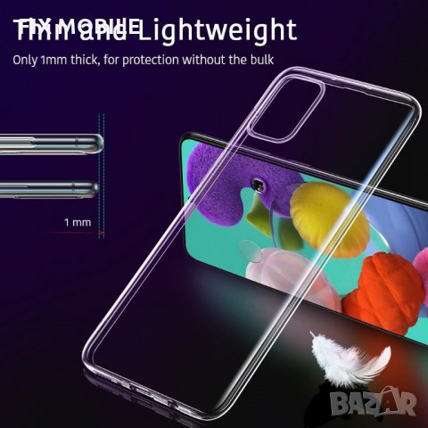 Samsung Galaxy A41 ултра тънък прозрачен гръб/кейс, снимка 1 - Калъфи, кейсове - 29158356