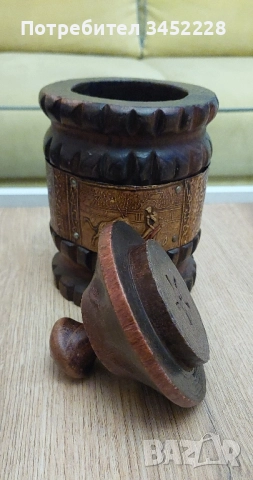 дърворезба кутия за ценители , снимка 4 - Антикварни и старинни предмети - 52240942