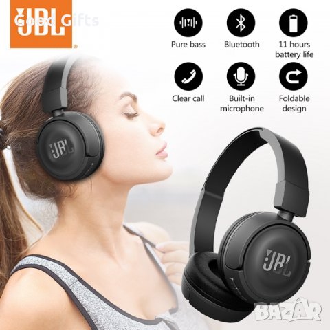 JBL T450BT Bluetooth Безжични слушалки с микрофон, снимка 3 - Слушалки, hands-free - 31581745