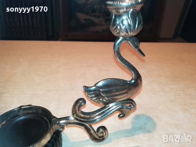 лебеди 4бр свещник от англия 0811202035, снимка 5 - Колекции - 30719437