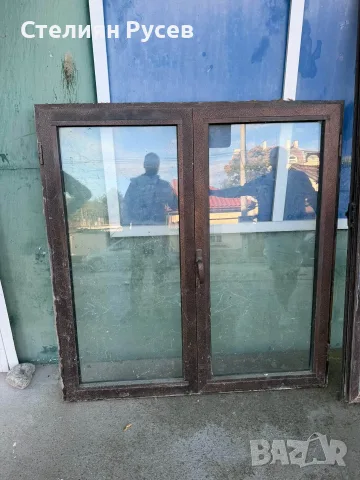 140955 метална ламаринена дограма прозорец 150 / 157 см 80 евро                             смр -цвя, снимка 3 - Дограми - 56067496