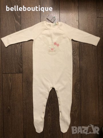 Бебешки гащеризон ромпър за момиченце 6-9 мес. Бенетон Benetton