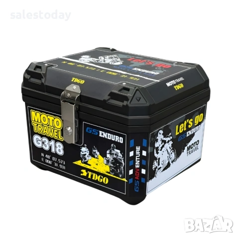 Мото куфар за багажник, Motorcycle suitcase, 57литра, 44 × 37 × 33 см, снимка 5 - Аксесоари и консумативи - 54063105