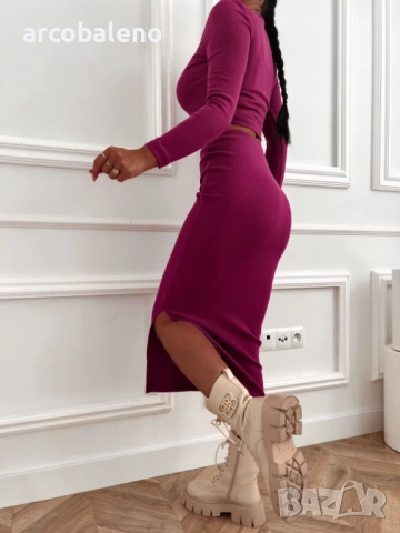 Дамски комплект от две части, 6цвята , снимка 4 - Комплекти - 53129585