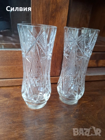 Ретро кристални вазички, снимка 3 - Колекции - 53917780