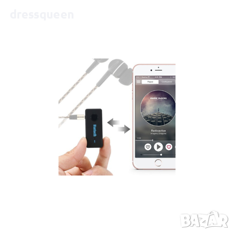 1621 Мини Bluetooth трансмитер с 3.5 мм жак, снимка 3 - Аксесоари и консумативи - 44808323