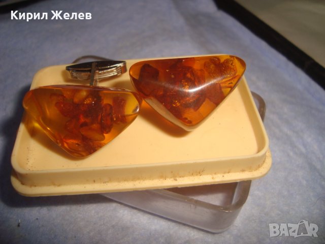 СТАРИ РУСКИ КЕХЛИБАРЕНИ БУТОНЕЛИ НАТУРАЛЕН БАЛТИЙСКИ КЕХЛИБАР СССР с КУТИЙКА 26247, снимка 6 - Антикварни и старинни предмети - 37620064