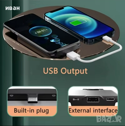 Външна батерия - кейс , batteri case - tipe C, снимка 10 - Външни батерии - 52927475