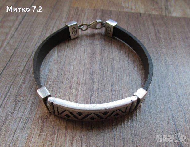 сребърна гривна - 26, снимка 5 - Гривни - 32107490