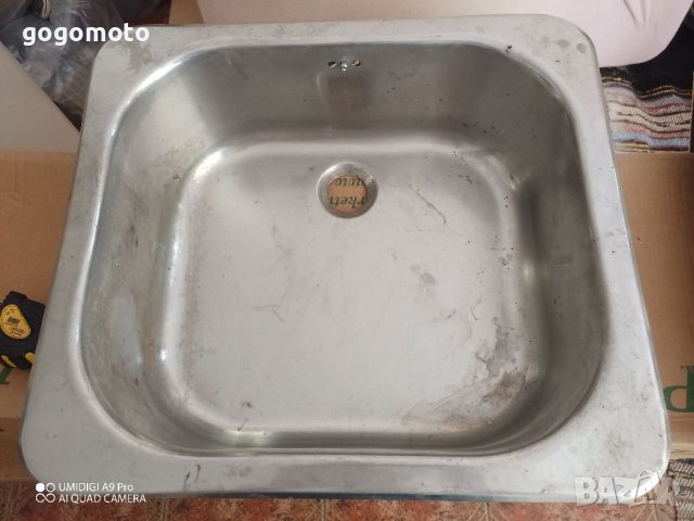 Мивка от неръждаема стомана алпака хром никел инокс единична без перила, снимка 3 - Други стоки за дома - 36931480