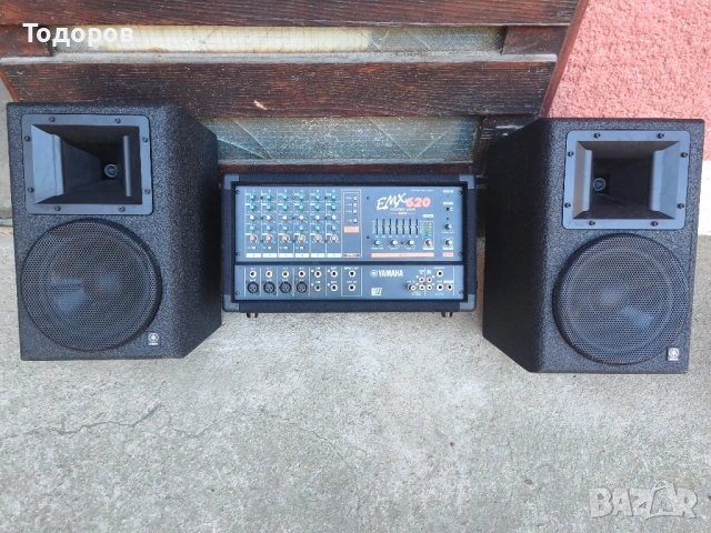 Power Mixer Yamaha EMX 620 и тонколони Yamaha AS108