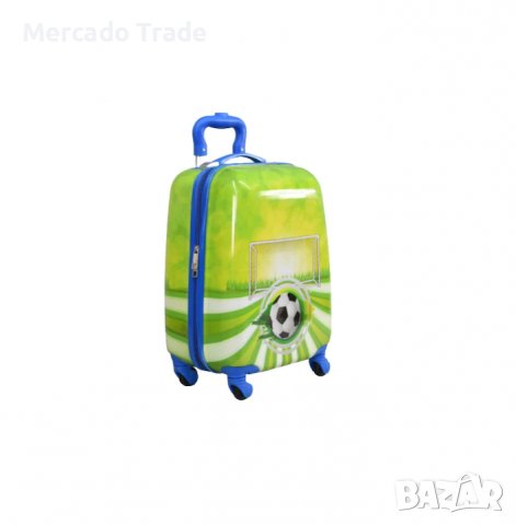 Комплект Mercado Trade, Куфар и раница, За деца, Топка, Зелен, снимка 5 - Кенгура и ранички - 40182879