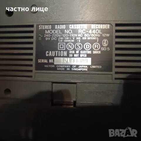 JVC RC440  радиокасетофон, снимка 6 - Радиокасетофони, транзистори - 56486310