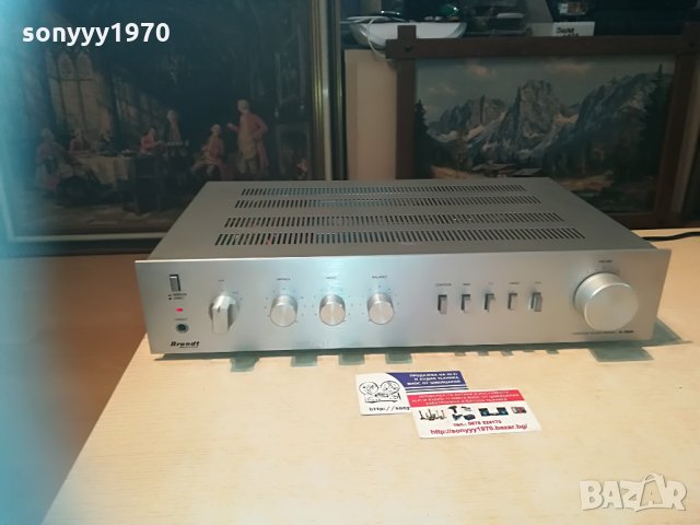 brandt stereo amplifier-france, снимка 1 - Ресийвъри, усилватели, смесителни пултове - 30113611