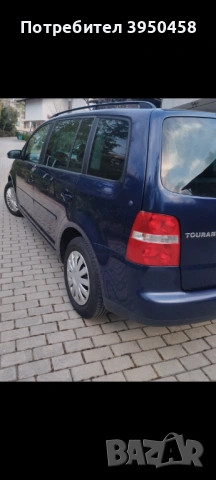 VW Touran 7 местен 6 степенна 2.0TDI 2006г обслужен перфектен мотор и ходова част , снимка 6 - Автомобили и джипове - 54277451