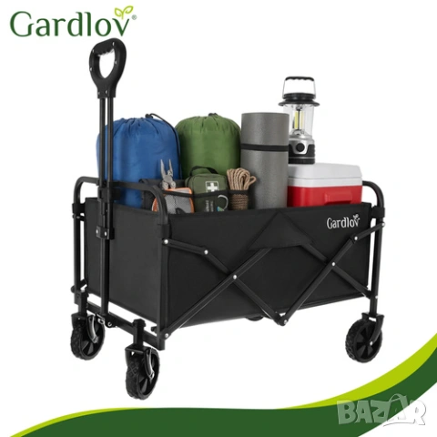 Градинска количка - два размера / Къмпинг количка / Сгъваема количка до 200кг  , снимка 5 - Градинска техника - 54154131