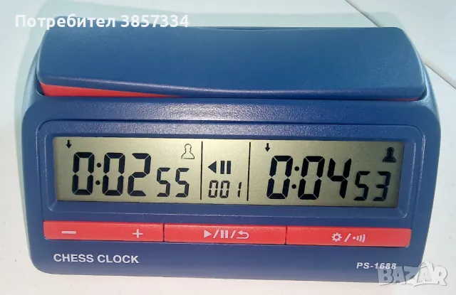 Шах часовник електронен, снимка 1