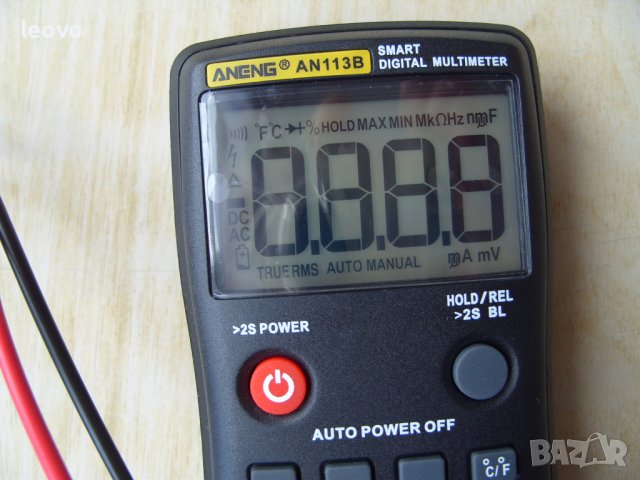 Професионален автоматичен мултиметър  ANENG-AN113B. TRUE RMS, снимка 4 - Други инструменти - 42575135