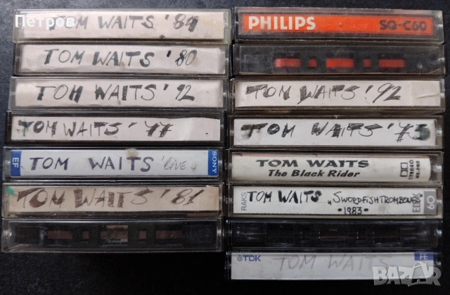 15 бр. албуми на касетки на Том Уейтс , снимка 2 - Аудио касети - 53095311