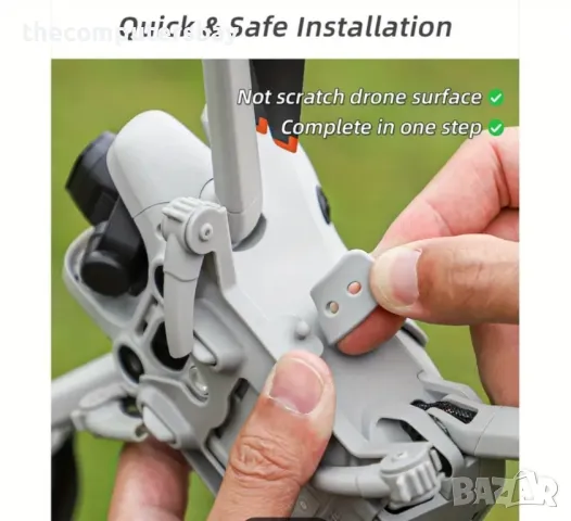 Шаси за DJI Mini 2 3 4 Pro SE 4k сгъваем механизъм удължител за кацане, снимка 4 - Дронове и аксесоари - 47065096