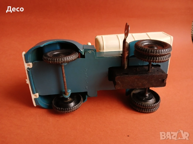 Стара руска играчка камион със ключ., снимка 8 - Колекции - 52987698