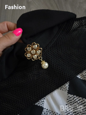 Рокля на LILIA. S номер. Долната част е тип-пачка, снимка 5 - Рокли - 53379903