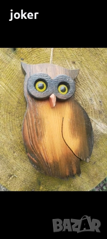 дървена декоративна фигура 