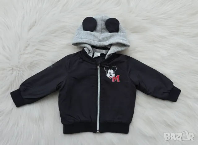 Детско яке Мики Маус H&M пролет/есен размер 6-9 месеца / 74см, снимка 10 - Бебешки якета и елеци - 49627185