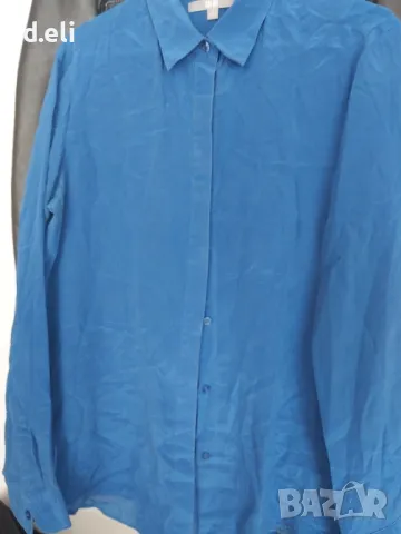 UNIQLO Size M 100% Коприна, снимка 4 - Ризи - 49696931