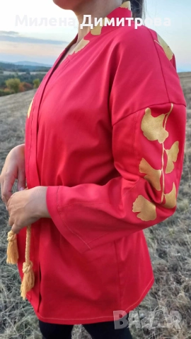 Ръчно рисувани дамски кимона , снимка 14 - Сака - 48883306