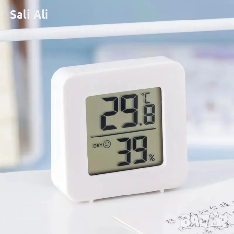 Мини дигитален термометър и хигрометър с LCD дисплей, снимка 2 - Друга електроника - 51796150