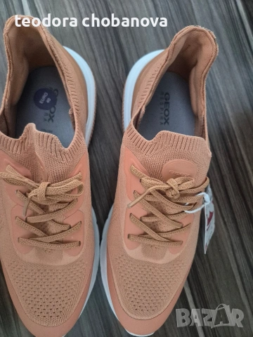 Дамски маратонки Geox D SPHERICA ACTIF - Sneakers laag - peach, снимка 4 - Маратонки - 54322869
