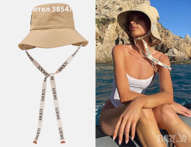 LOEWE Fisherman canvas hat*Шапка, снимка 9 - Шапки - 44336516