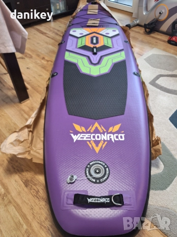 Нов падълборд 320 x 82 x 15,5 см до 170 кг с включено оборудване, снимка 13 - Водни спортове - 52639389