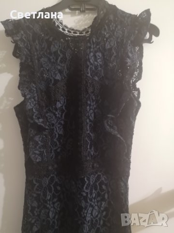 Дантелена рокля Zara , снимка 4 - Рокли - 44447511