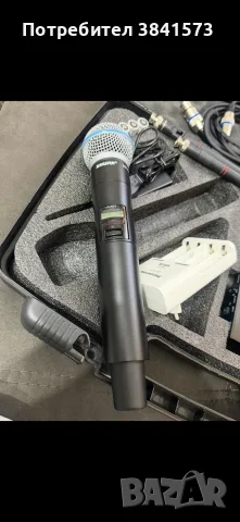 SHURE ULXD 24 BETA 58 – ULXD4E + ULXD2/B58 КОМПЛЕКТ, снимка 2 - Аудиосистеми - 56524907