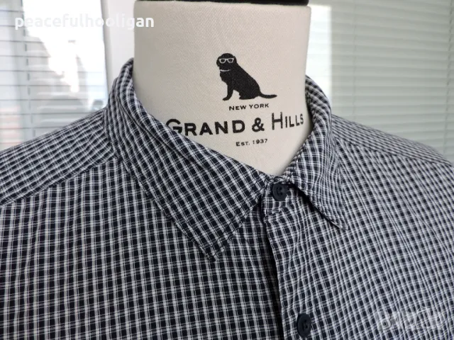 The North Face - оригинална мъжка карирана риза с къс ръкав за туризъм размер L, снимка 6 - Ризи - 48926278