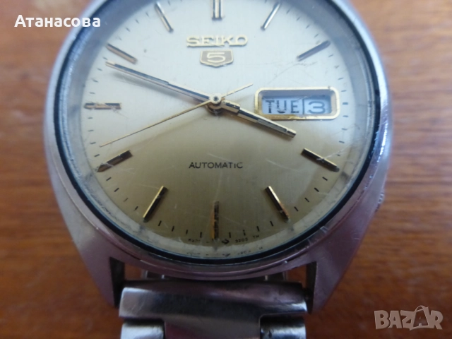 Мъжки ръчен часовник Сейко Seiko 5 Automatic, снимка 3 - Мъжки - 52507652