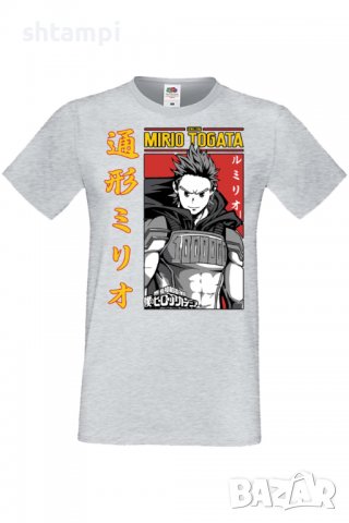 Мъжка тениска My Hero Academia Mirio Togata,Анимация,игра,Празник,Повод,, снимка 5 - Тениски - 37950164