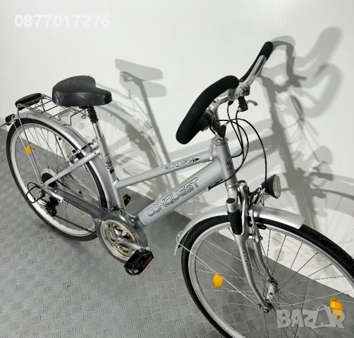 Алуминиев градски велосипед Conquest 28 цола/ колело, снимка 3 - Велосипеди - 51387330