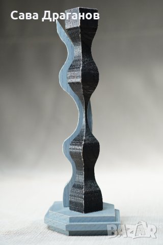 Малка пластика от дърво "Един нюанс сиво", снимка 9 - Други - 40359774