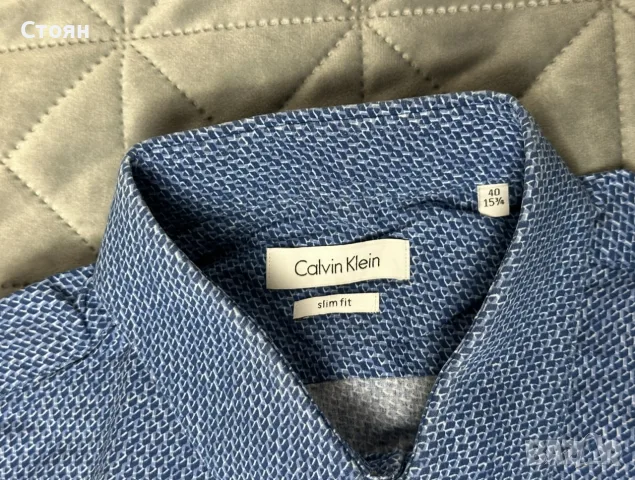 Мъжки ризи Calvin Klein s размер комплект, снимка 5 - Ризи - 56144213