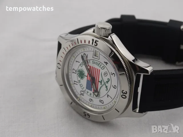 ВОСТОК АМФИБИЯ АВТОМАТИЧЕН -“DESERT SHIELD” ref: 120065, снимка 10 - Мъжки - 42202023