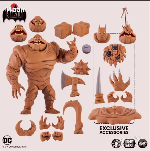 Clayface 1/6 scala action figure/ Глинено лице